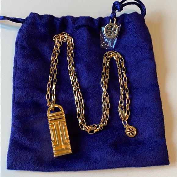 Tory Burch Gold Fitbit Necklace
